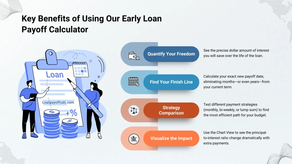 Key Benefits of Using Our Early Loan Payoff Calculator
