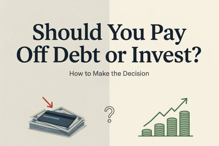 Should You Pay Off Debt or Invest How to Make the Decision