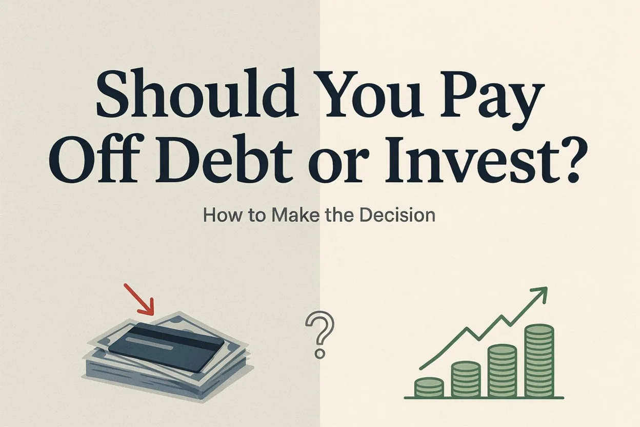 Should You Pay Off Debt or Invest How to Make the Decision